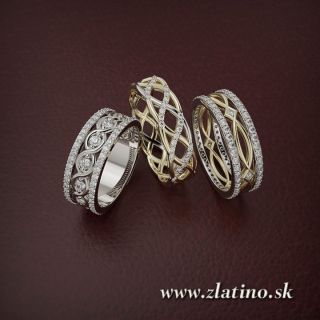 Dámske svadobné obrúčky zo 14k zlata zdobené briliantami💎🤩 #zlato #sperky_zlatino #sperky #love #krasa #obrúčky #obrucky...